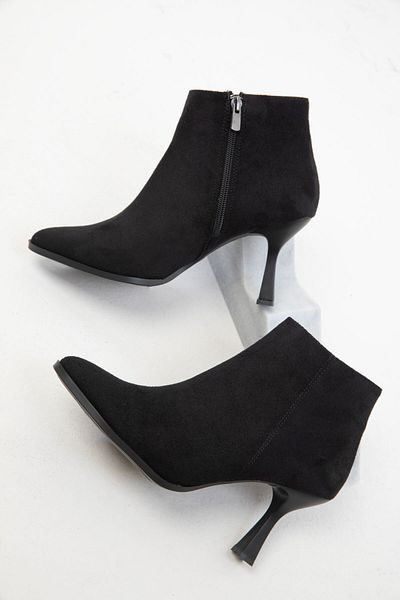 SOHO Black Suede Women's Boots & Booties 17525
