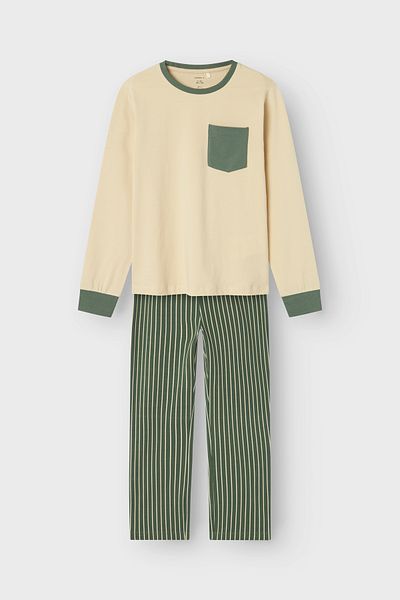 name ıt Men's Two-Piece Pajamas - Oco95/Ea5 Knit Set