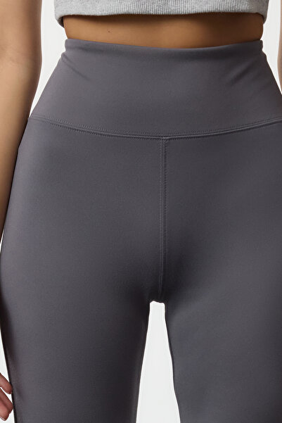 Trendyol Collection Πλεκτό Παντελόνι Φούτερ Anthracite TWOAW25EA00038