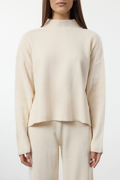 Trendyol Collection Ekru001 Плоский трикотажний комплект Комплект нижньої білизни TWOAW24AU00045