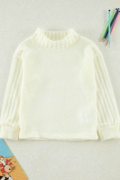 TRENDYOLKIDS Ecru Girl's Knitwear Sweater Tkdaw25Kz00001