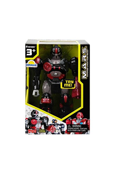 Sunman طفل سعيد مارس. روبوت المشي المضاء 57674 أسود