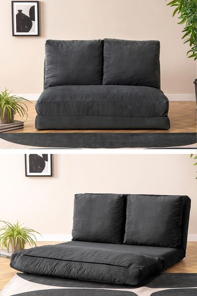 Pafu Taida İkili Katlanır Yataklı Uzanma Koltuğu - Gri