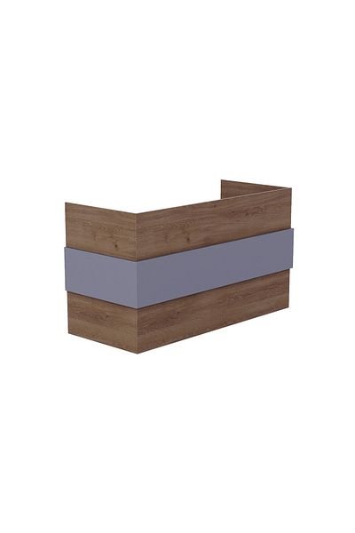 Mahmayi مكتب استقبال RD-1 من Truffle Davos Oak-Dust Grey مقاس 180 سم