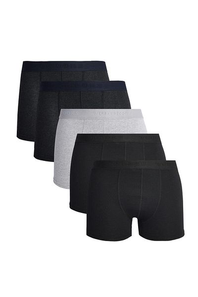 Tudors Ανδρικό 5 Pack Cotton Lycra Flexible Fabric Boxer