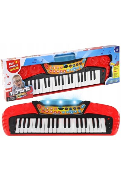 hak-iş oyuncak Çocuklar İçin My Music World Elektronik Klavye Oyuncağı - Işık...