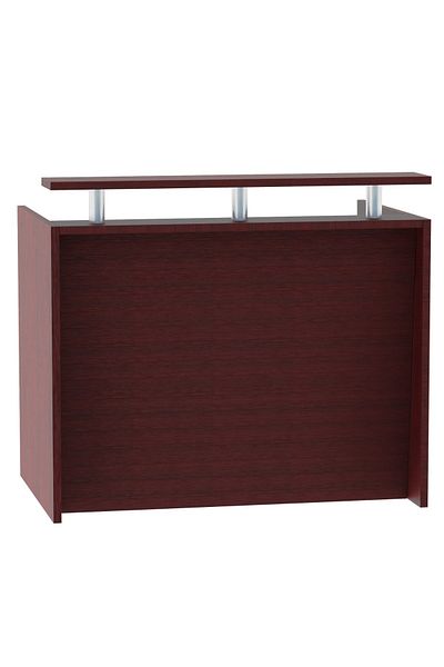 Mahmayi R06 Apple Cherry Office Reception Desk Without Drawers - 120cm