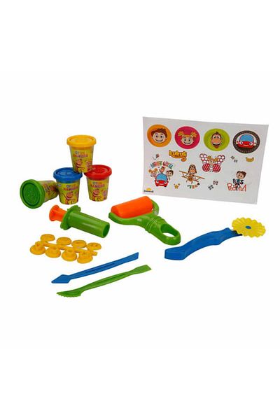 Sunman Crafy Kukuli Backpack Play Dough Set 200 g 18 Pieces 24669 Orange Bag