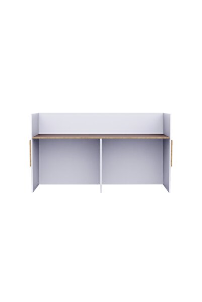 Mahmayi White-Coco Bolo RD-1 Reception Desk 180 cm