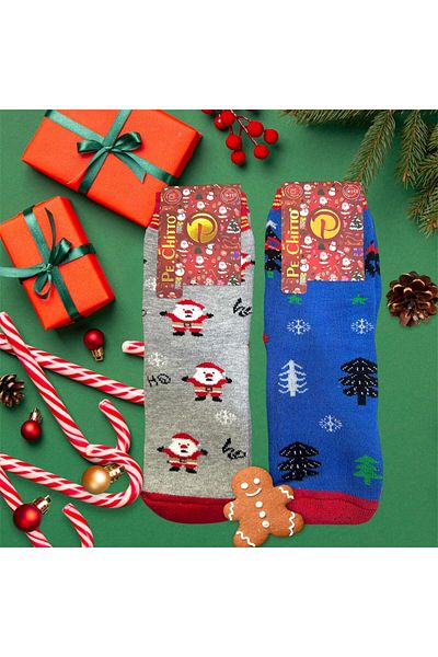 idsshop Новогодишен комплект зимни детски хавлии и чорапи - 2 части Нов сезон 2025 г.
