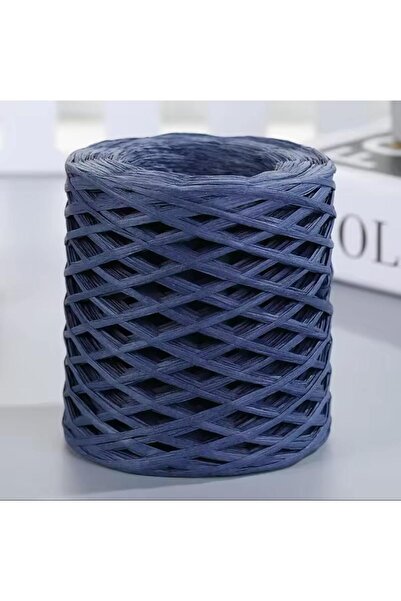 OZN AKSESUAR G41 Navy Blue Color Raffia Χαρτί Σχοινί 200 γρ