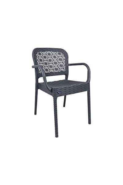 Galleon Design Luna Ares Rattan Koltuk Antrasit