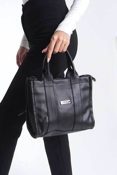 Ineshıt Women's Tote Model Detachable Strap Zippered Multi-Compartment Hand and Shoulder Bag