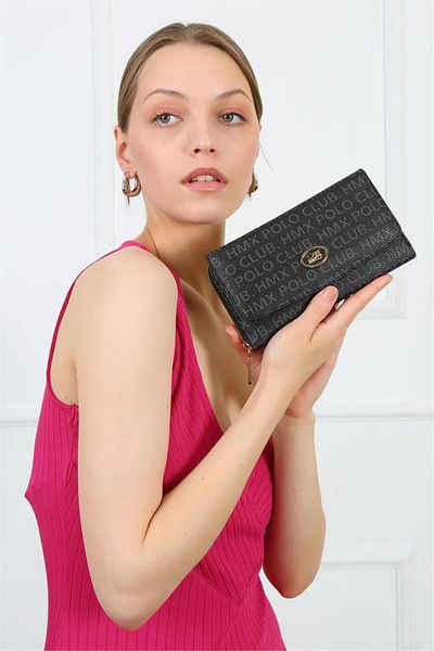 Ayakkabı Fuarı Elite Msa004 Black Women's Wallet