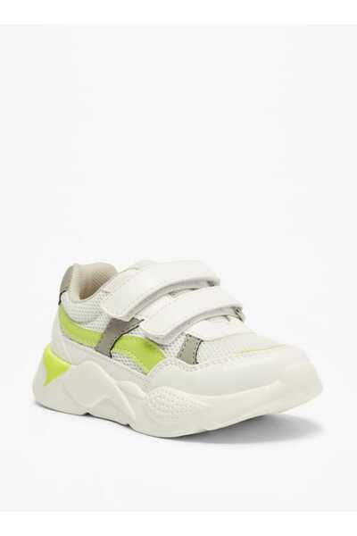 Barefeet Colourblock Sneakers with Hook and Loop Closure