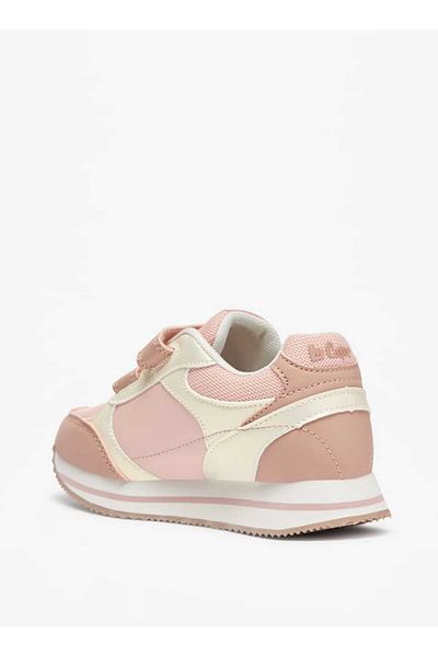 Lee Cooper Girls' Colourblock Sneakers with Hook and Loop Closure