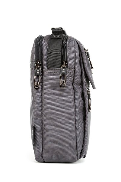 Necati Çanta Сіра водонепроникна сумка з декількома відділеннями для рук і плечей