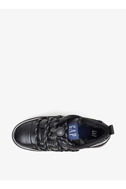GAP Women's Logo Detail Sneakers with Lace-Up Closure - Richmond Winter Low W