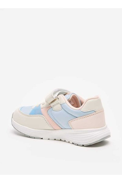Juniors Colourblock Sneakers with Hook and Loop Closure