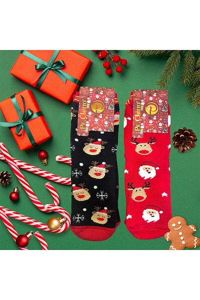 idsshop Новогодишен комплект зимни детски хавлии и чорапи - 2 части Нов сезон 2025 г.