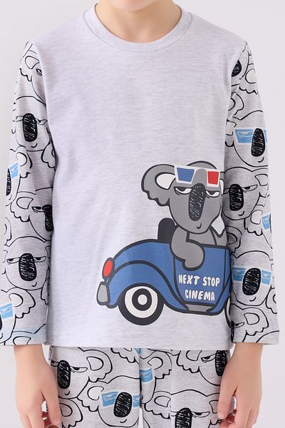 Rolypoly Boy's Pajama Set - Single Jersey Woven