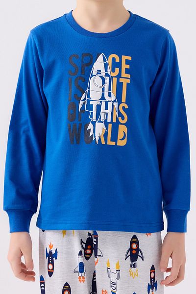 Rolypoly Boy's Tracksuit Set - Single Jersey Woven