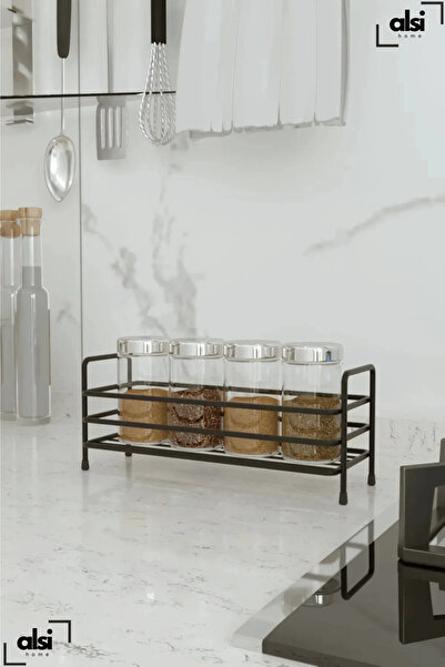 ALSİ HOME Organizator de bucătărie pentru baie Suport pentru condimente din m...