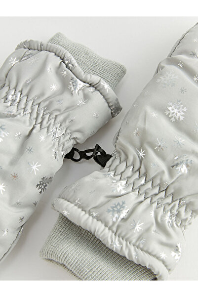 LC Waikiki Desenli Kız Çocuk Kar Eldiveni