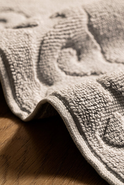 Madame Coco Orlena 100% бавовняний килимок для ніг - сірий - 50x70 см