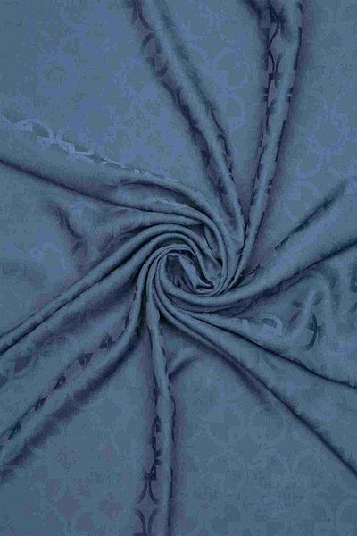 Merve DAĞLI Şal Indigo Jacquard CHAIN