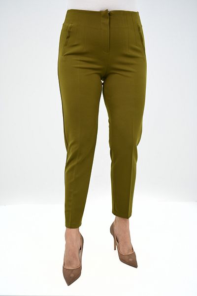 Koza Butik Women's Plus Size High Waist Stretchy Classic Pants 6311-25
