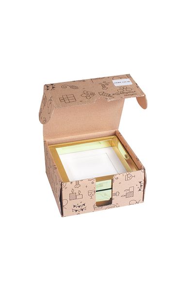 OEM Golden 14X14Cm Pola Square Photo Frame with Adhesive Removable Mat - Pack of 3