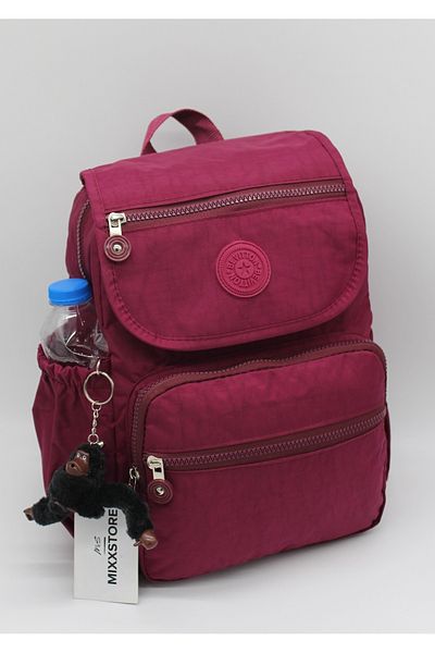 ms mixxstore Claret Red Color Waterproof Fabric Daily Use Unisex Backpack / 5200