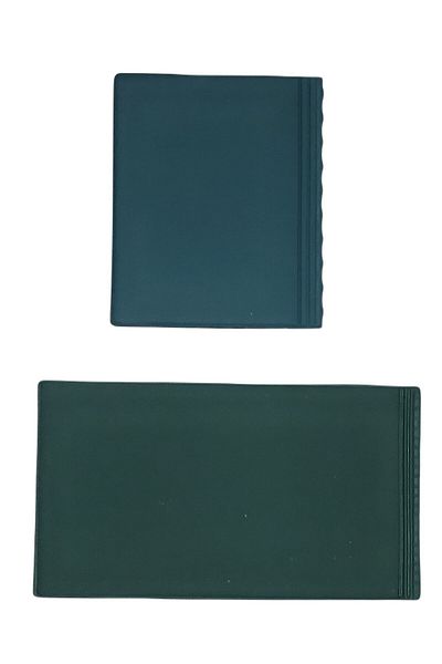 3Alp Koleksiyon Mini Pocket Album Set-Miner and Paper Money Pocket Notebook (ALBUM) 2 τεμαχίων - Πράσινο χρώμα