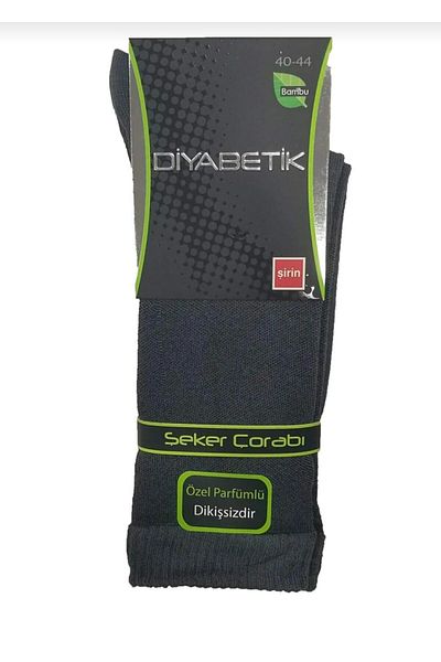 ŞİRİN SOCKS Сладки мъжки бамбукови диабетични захарни чорапи 8100, 6 броя