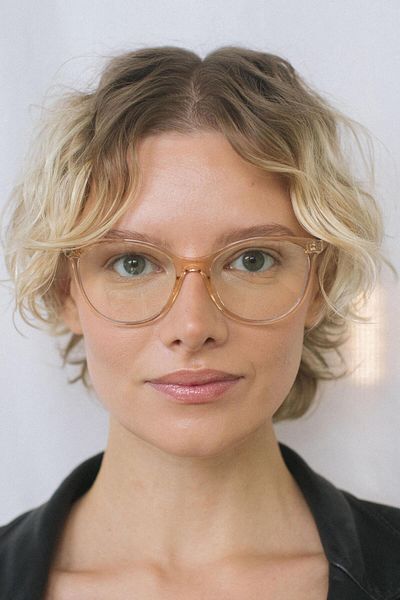 Bilge Karga Eleanor Nude Blue Light Protective Glasses