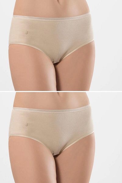 TÜREN Chiloți de bikini din 2 piese, 100% bumbac, fără sudură