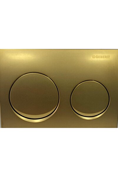 Geberit Alpha 20 Mat Gold Gömme Rezervuar Kumanda Paneli