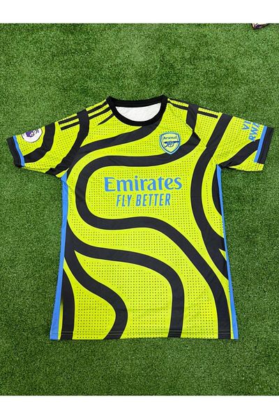 Lion Spor 2023-2024 Season Green Gabriel Martinelli Away Jersey - A.r.s.e.n.a.l