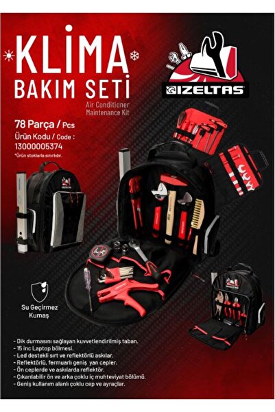 Genel Markalar KLİMA BAKIM SETİ ÇANTASI 78 PCS