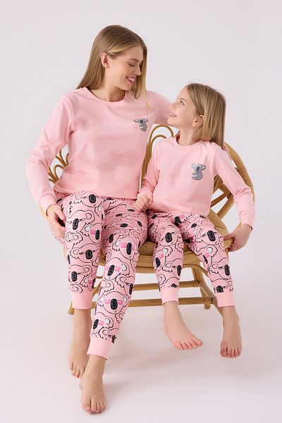 Rolypoly Single Jersey Woven Mother and Daughter Pajama Set - Priced Separately