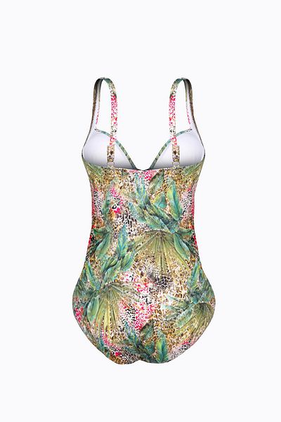 Kom Lined Mixprint Swimsuit