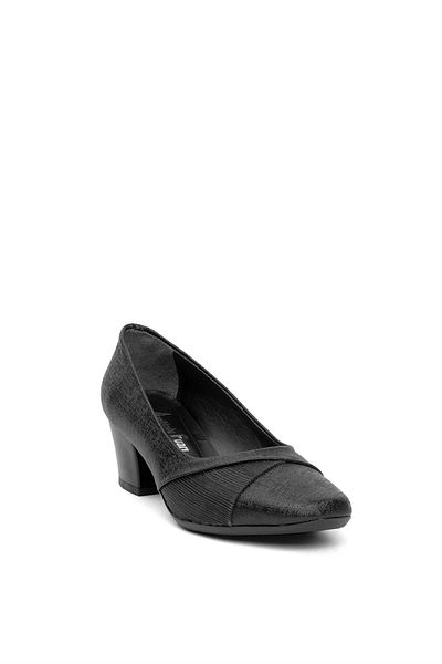 Ayakkabı Fuarı Elit Mst709N - Black Women's Heeled Shoes