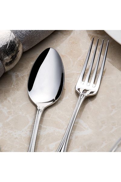 Nehir Lalezar Plain 30 Piece Small Family Set Without Knife