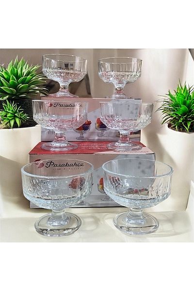 DAFE HOME 51769 - Excellent Quality 250Cc Original Pasabahce, 6 Primaries Ice Cream