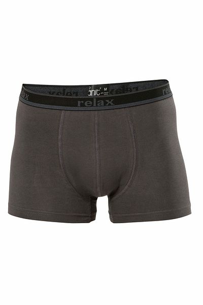 Anıt Ανδρικά μποξεράκια 1268 Anthracite 3 Pieces Relax Cotton Flexible