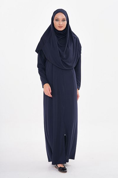 medipek One-Piece Prayer Dress with Zippered Hijab
