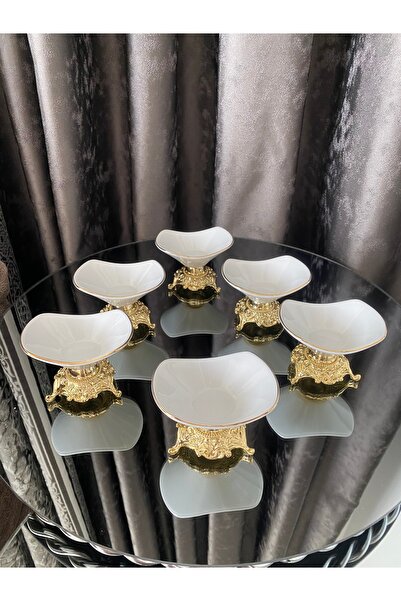 atabey home Fine Patterned Casting 3-Foot Boat-Type Porcelain Presentations & Sausings 6-Piece Great Gold Soldier