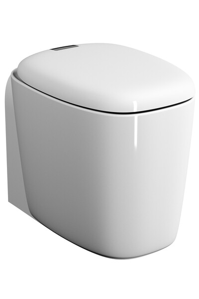 VitrA Plural 7815b403-0090 Rim-ex Duvara Tam Dayalı Yerden Tek Klozet, 55 Cm,...