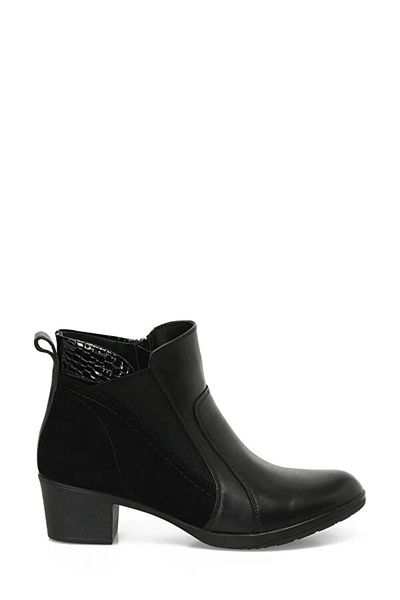 Polaris 5 Point 105309.Nz4Pr Thermo Non-Slip Sole Zippered Daily Women's Boots Black